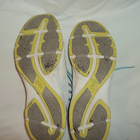 Ryka Women's Memory Foam US 7.5M UK 5.5 Canvas Fabric White/Blue Shoes - Picture 5 of 8